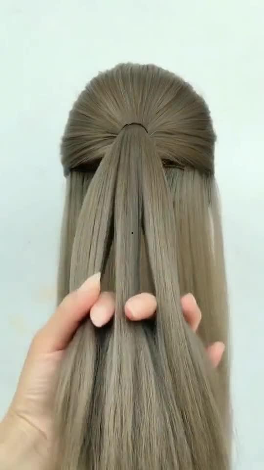 成人怎么编前面头发视频,轻松编出时尚前发造型